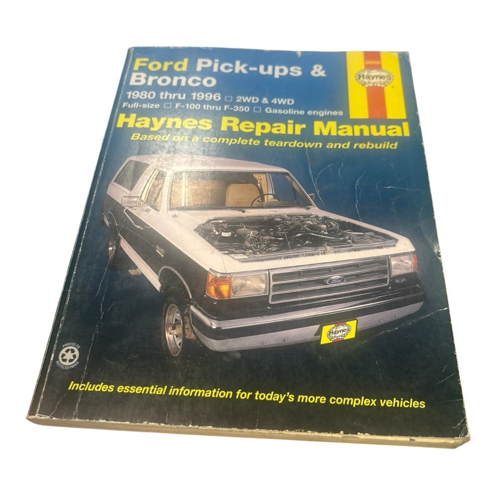Haynes Ford Pick-ups & Bronco 1980-1996 Repair Manual